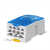 一进多出分线盒接线端子排UKK80A250A500A电源分配器导轨式分线端 蓝色125A