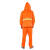 卓迪旭 ZDX-YFT10环卫工人橙色透气劳保雨衣套装，路政执勤防暴雨反光雨衣套装，可定制 2XL