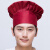 安巧象  厨师帽餐厅厨房男女厨师布帽白蘑菇帽男女透气工作帽 白色【特高厨师帽】 