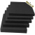 加硬70度EVA泡棉材料COS道具泡棉板材高密度泡沫板材料防撞减震 70度黑色0.5米*0.5米*5毫米