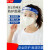 澳颜莱防护面罩隔离透明塑料护目面屏帽防尘防飞沫脸罩脸头罩 透明英文(50)只