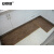 安赛瑞 厨房地垫 洗手间浴室防滑垫 50×80cm 长条地毯门垫 吸水脚垫 条纹棕色 700621