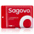 Sagovo一次性口罩 莫兰迪彩色3D立体4层灭菌级防尘口罩 大号 5色共100只