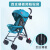 MDUG婴儿车0-6岁用折叠可坐可躺推车轻便简易伞车躺宝宝小孩夏季旅行 普通款 半棚款