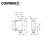 康睿得（CONTRINEX）透明物检测C23系列光电开关/传感器TRR-C23PA-TMS-101