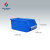 和一可塑 塑料背挂式零件盒斜口物料盒五金工具盒元件盒螺丝收纳盒 4号蓝色140*105*75
