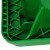 Supercloud(舒蔻) 垃圾桶大号32L带轮 户外垃圾桶 商用加厚带盖大垃圾桶物业工业小区环卫垃圾桶 绿色