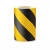 齐誉 交通安全警示反光膜胶带 黑黄40cmX45mX1卷