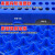 塑料垫板防潮板货垫仓托板地台加厚网格栈板仓库地垫叉车塑胶托盘 加厚圆孔100_60_5厘米(蓝色)