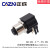 CAZN航空插头M8弯针插座芯4针5P6孔8芯防水IP67/68焊接PCB连接器 M8塑料弯针插座孔型 3