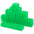 绿色连体膨胀直通塑料膨胀管膨胀胶膨胀壁虎胶塞胶粒M6/8绿色 6mm(500粒/盒)