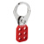 沸耐笙 FNS-12671 安全搭扣锁钢制防锈锁扣六联锁红色钳口 SH01:25mm 1个