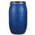 博雷奇工业级抱箍法兰桶手提塑料桶 广口带铁箍法兰桶 200L(新料) 法兰桶