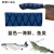 厨房4D管理菜刀肉鱼刀把套刀柄分色色标分类防滑套环保刀把标识牌 蓝色 3.5x12.5cm