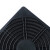 木可西三合一防尘网罩60 80 92 120 150MM轴流风机散热风扇塑料过滤网罩 120黑色