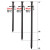 赫思迪格 高强度地钉 户外野营天幕帐篷应急钢铁地钉 40cm （4根） HGJ-1437