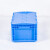 建功立业物流箱GY3223外径:400*300*230mm蓝色翻盖