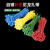 彩色尼龙扎带红黄蓝绿黄色4x200/5×300 塑料束线带一拉得定制 绿色3*100宽2.5mm长10厘米 (100条)