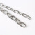 龟固 304不锈钢链条 金属链条长环链条吊灯链不锈钢铁链 12mm 1米