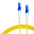 山泽（SAMZHE）光纤跳线电信级LC-LC单模单芯低烟无卤9/125环保入户光纤线收发器尾纤1米G0-LCLC01