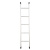兴航发 铝合金单直梯3M 铝合金梯子单梯直梯 工程梯方管加厚加固铝梯子