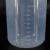 赫思迪格 塑料刻度烧杯 无手柄具嘴测量杯塑料量杯 1000ml HHW-234