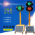 定制交通红绿灯可移动升降太阳能信号灯障碍灯临时指示灯 拖车式信号灯