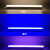 高压220v彩色t5灯管led一体化支架1.2米长条灯红绿冰蓝紫三色变光 T5三色变光 暖蓝紫 0.9米