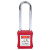 海客艺佳 安全锁 绝缘安全工程挂锁ABS塑料钢制锁76*6MM 钢制梁红色