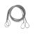 巨力牌钢丝绳吊具/钢丝绳吊索具/起重工具（两端插编钢丝绳套，表面光面涂油） 带油 Ф90*8