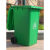 户外垃圾桶240升容量挂车分类带盖商用120小区室外大号环卫箱 100升进口料加厚棕色 湿垃圾