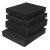 加硬60度eva泡棉材料高密度泡沫板材COS道具模型制作防撞减震材料 黑色 1米*0.5米*3毫米60度