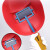 手持式电焊面罩电弧焊氩弧焊防冲击防飞溅劳保防护隔热面具 普通 半自动塑料手持(红色)
