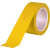 援邦 警示胶带 PVC地线贴地胶带 地面安全5S定位划线安全彩色警示胶带1卷装 黄色4.8cm*33m