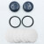 鹿色面具压紧圈配件圆型软塑料配合滤棉使用重松TW02S/TW08S面具使用 压紧圈1对+T2芯1对+100片静电棉