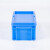 建功立业物流箱GY3237外径:300*200*147mm蓝色平盖