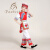 法比兔（FANBEETO）56个少数民族服装儿童白族服饰大理古城女孩舞蹈裕固族男童演定制 款式一 110cm(110cm)
