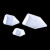 笛柏 塑料称量盘 称量皿 称量舟 方形舟形菱形六角形黑色方形  舟形中号120ml 100个/包 