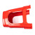 冰禹 BYA-371 塑料凳子 加厚椅子高板凳 经典红色成人简约方凳 1张 