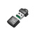 谷筱钥匙扣便携迷你铝合金读卡器高速TF micro SD卡手机内存卡批发 G120合金读卡器-黑色 袋装送挂 USB2.0