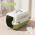 迪尤克（DIYOUKE）宠物航空箱猫包猫笼子便携车载外出专用猫咪小型犬托运箱手提狗笼 托运款抹茶绿/白-建议体重10斤 犬猫通用