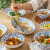千代源光峰小蓝芽餐具 日本进口陶瓷碗家用日式吃饭碗米饭面碗汤碗钵碗 7.8英寸圆盘