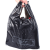 Plyu  黑色塑料袋加厚5丝背心袋 20*32   200只