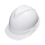 梅思安/MSA V-Gard500 PE透气孔V型安全帽 超爱戴帽衬带下颚带 白色 1顶 可定制 IP