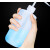 塑料洗瓶500ml挤压瓶弯头实验室挤压ldpe尖嘴冲洗瓶清洗瓶吹气瓶 绿头洗瓶150ml 三个