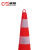 诚格（C&G）CG611222006 提环款路锥700*330*330mm红白色 柔韧性好 交通警示