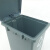 冰禹 分类连体塑料垃圾桶 BY-7549-15L灰色 230*285*380mm
