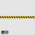 警戒隔离线胶带黄黑色安全警示地贴斑马线一米线定位带磨砂贴条楼 黄黑色(磨砂款) 10x500cm
