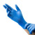 TWTCKYUS清洁专用橡乳胶餐饮级次一次性劳保手套PVC厨房加厚 国产蓝丁晴手套9寸(100只) M