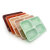 木普森一次性四格餐盒便当长方形四格小菜盒外卖打包环保分体快餐盒塑料 绿白均分四格800个不带盖子 500